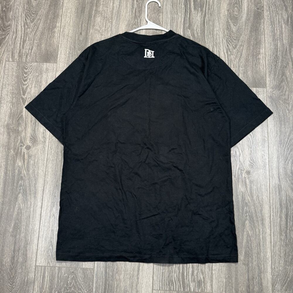 Rare Vintage Y2K Tupac Shakur Makaveli Brand Printed Black Shirt Rap HipHop Sz L - Picture 3 of 9